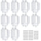10 PCS BE1-2 Electrical Outlet Box Extenders - 1-Gang Box Extender with 20PCS Screws, White Power Outlet Accessories