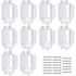 10 PCS BE1-2 Electrical Outlet Box Extenders - 1-Gang Box Extender with 20PCS Screws, White Power Outlet Accessories