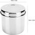 304 10cm Medical Ointment Jar, Stainless Steel Jar with Lid for Cotton Balls Gauze and Dressings, Diameter Cotton