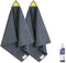 LOUKIN 2pcs Magnetic Whiteboard Cleaning Cloth, Dry Erase Cleaning Cloth for Classroom, Home, Office, Reusable and