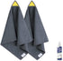LOUKIN 2pcs Magnetic Whiteboard Cleaning Cloth, Dry Erase Cleaning Cloth for Classroom, Home, Office, Reusable and