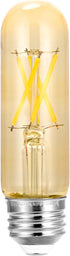 Seealle T30 LED Bulb, 3-Way Dimmable, 2700K Natural White, E26 Base, 5W Edison Lights for Living Room, 1 Pack