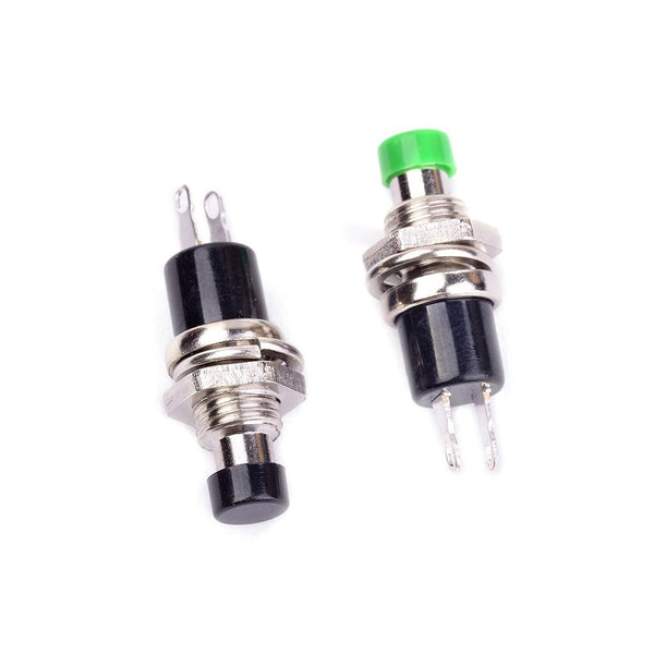 12Pcs 1A 250V AC Mini Push Button Switch, SPST Momentary Normal Open (Pack of 12) CYT1078