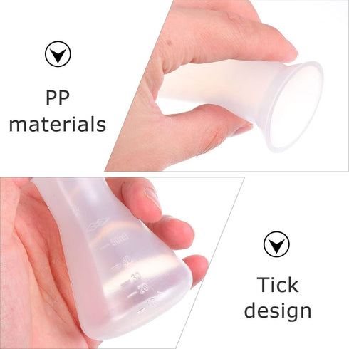 12pcs Flask Bottle Kit, Learning Mouth Supplies, Erlenmeyer Wide Triangular Bottles for Scientific Use