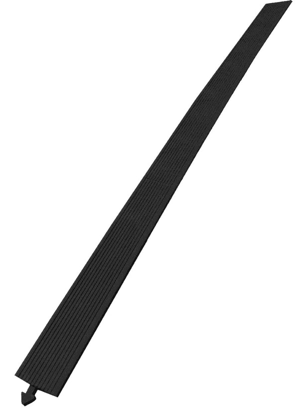 Rejuvenator Flooring Connect Female Anti-Fatigue Ramp, Black - 2" W x 39" L x 5/8" Thickness for Heavy Duty Areas