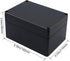 Project Box IP65 Waterproof Junction Box ABS Plastic Black Electrical Boxes DIY Electronic Project Case Power Enclosure 6.3x4.33x3.54 inch (160x110x90 mm) by Otdorpatio