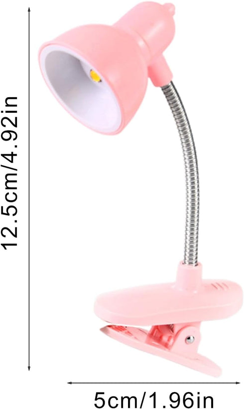 Generic Clip On Desk Lamp Flexible Portable Eye Protection LED Light, Clamp Design for Focused Reading and Study | Home