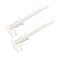 uxcell Vernier Caliper, 150mm 6 Inch Metric Mini Double Scale Plastic Ruler for Inside Outside Depth, 2 Pieces