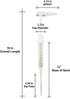 Syrup Pump fits Standard Gallon jug, Lock Down Pump Delivers 1oz/30ml of Liquid with Each Pump Stroke, Fits only Standard 1-1/2 inch (38 mm) Neck Size