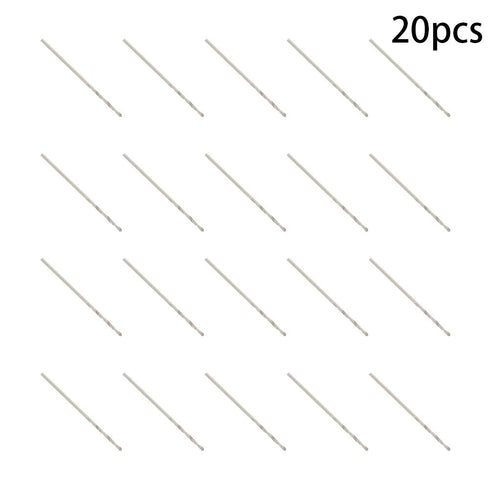 Utoolmart 20Pcs High Speed Steel Straight Shank Twist Drill Bits Set, 1.1mm Diameter Power Tool