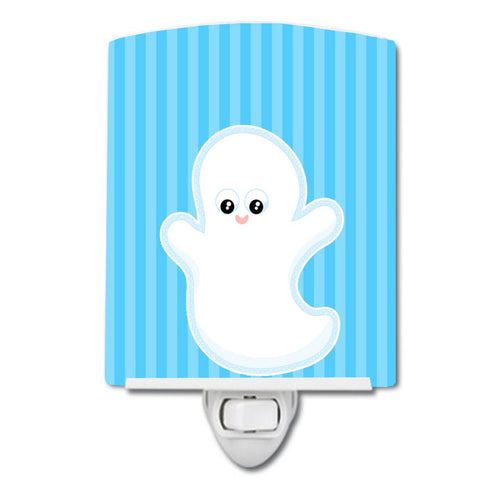 Caroline's Treasures BB8792CNL Halloween Ghost Ceramic Night Light Compact, UL-Certified, Ideal for