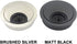 DGOL 5 pcs Metal Desk Grommet Cable Cord Wire Hole Cover Outlet Port, 1-7/8 inch (48mm) (MATT Black)