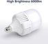 400W-500W Equivalent LED Light Bulb, 6000 Lumen, 5000K Bright Daylight, E26/E27 Medium Base for Large Areas