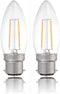 C35 Vintage Bayonet LED Light Blub Dimmable 6W B22 C35 Chandelier Warm