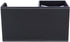 KINGFOM Black Desk Organizer Caddy, Pu Leather Multi-function Storage Box for Pen/Pencil, Cell Phone, Business Cards,