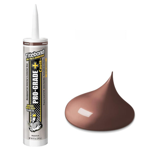 Titebond 10.1 Oz. Pro-Grade Plus 8421 Siliconized Acrylic Water-Based Caulk, Brown