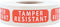 Tamper-Resistant Metallic Labels 0.5 x 1.5 Inch - 500 Total Tamper Proof Stickers for Food Delivery