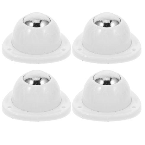 LIFKOME 4pcs Self-Adhesive Caster Wheels Swivel Steel Pulley for Furniture Heavy Duty Sticky