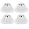 LIFKOME 4pcs Self-Adhesive Caster Wheels Swivel Steel Pulley for Furniture Heavy Duty Sticky