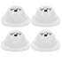 LIFKOME 4pcs Self-Adhesive Caster Wheels Swivel Steel Pulley for Furniture Heavy Duty Sticky