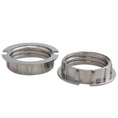 Xhziy 8pcs G9 M20 3/4 Lamp Bracket Ring Lampshade Adapter Ring Metal Outer Ring Lampshade Collar Ring for "Diameter