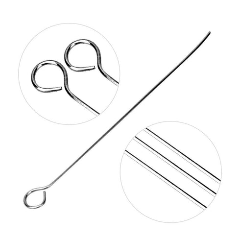 50 Pcs Inoculating Loop Lab Bacterial Culture Microbiology Re-Reusable Inoculation Loops