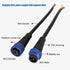 M15 (2pin 1.5 Elecbee Waterproof Connector Male Female Plug Connector LED Power Connector AC/DC Industrial Cord
