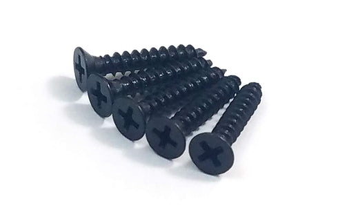 Oil Rubbed Bronze 24 Pack Wood Screws, 9 x 1 Inch