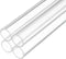 6" Clear Plastic Rigid Pipe: 18mm x 20mm Acrylic Tube for Plumbing, Hydraulics, Aquarium, DIY - 4Pcs