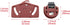 4 Pair Wardrobe Roller Sliding Door Gear Circuit Board Indoor Panel Kit Furniture Sliding Door Pulley Accessories, Brown