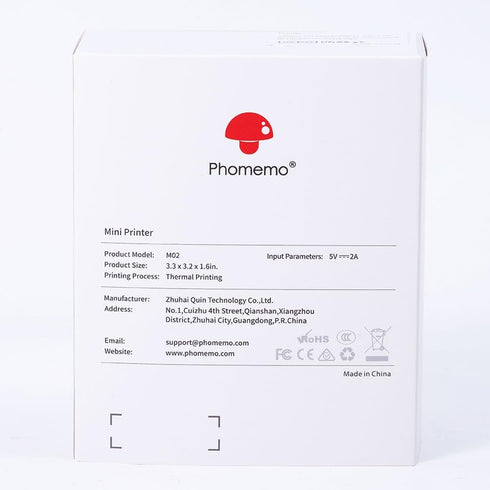 Phomemo Mini Sticker Printer, Mini Printer Sticker Maker Machine M02 for Creative DIY, Pink