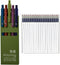sencoo 25 Pack Blue Gel Pens, Retractable Roller Ball Pens 0.5mm, Cute Student School Office Gift Pens (Style 2)