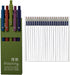 sencoo 25 Pack Blue Gel Pens, Retractable Roller Ball Pens 0.5mm, Cute Student School Office Gift Pens (Style 2)
