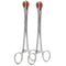 Young Tongue Rubber Jaws Seizing Forceps Straight (Pack of 2)