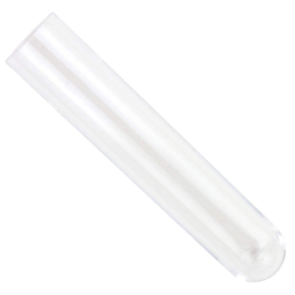 Caplugs Evergreen 214-2009-010 General Purpose Test Tubes, 12x50mm, 3.4 mL, Natural Polystyrene (Pack of 250)