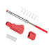 Qingdinu 5PCS 4mm 100cm Retractable Banana Plug to Multi-Meter Test Leads Soft Cable Wire Electrical Line DIY Tool