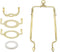 TAODAN 1 Set Heavy Duty Metal Lampshade Stand Floor Lamp Hardware 7/8/9/10 Inch