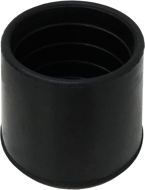 1-1/2" Set 2, Shepherd Hardware Round Non-Marking Rubber Slip-On Chair Leg Tips, Nonslip Protective Furniture Leg Caps
