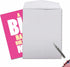 NobleWorks - 1 Large Birthday Greeting Card (8.5 x 11 Inch) - Fun Bday Celebration, Big Happy Birthday Mom