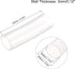 uxcell Pure Silicone Tubing 32mm ID,38mm OD Water Air Pump Pipe, 4Pcs 0.33 Ft Transparent Silicone Hose Tubing for Household, Industry, Drinking Water