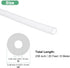 1/4"(6mm) 11/32"(9mm) 20ft(6M) M METERXITY Silicone Tubing, ID x OD Silicone Rubber Vacuum Tube, High Temp Water Air
