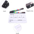 Hilitchi Acrylic Plastic Slate, 25x30cm/10x12" Dry Erase Director's Film Clapboard with Color Sticks