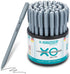 HAUSER XO Black Ballpoint Pens - 50 Pc, 1.00 MM Bold Matte Pens for Back To School and Office Supplies