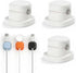 Kruggo Magnetic Cable Clips Rotatable, Under Desk Cable Management, Strong Magnetic Cable