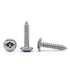 #6 x 3/4" Phillips Truss Head Wood Screw, Self Tapping Sheet Metal Tek Screw, 18-8 Stainless Steel 304, 100 PCS
