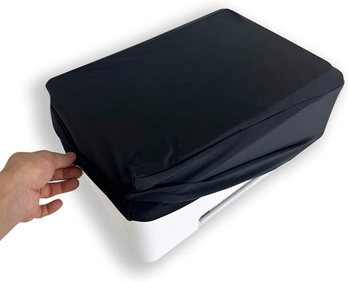 COCOBOW Universal Elastic Waterproof Printer Dust Cover - Minimalist Black Stretch Fabric Protector