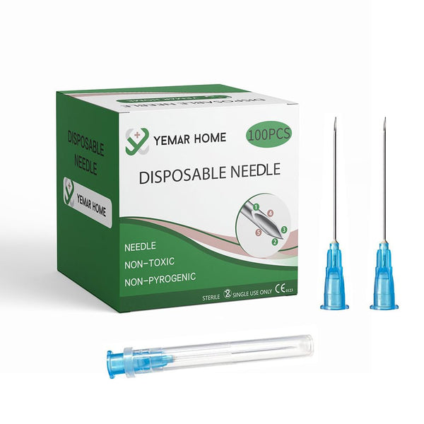 100 Pack 23Ga 1.5 inch Lab Needles