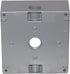 Sigma Electric 14350 Outlet Box, 4-1/2" Hx4-1/2 Wx2-1/10 D, Al 2 Gang, Gray