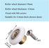 4X Replacement Shower Door Rollers/Runners/Wheels, 19mm Diameter
