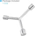 Y-Shaped 3 Way Socket Wrench, 10mm 12mm 14mm, 3-inch Length, CR-V Y-Type Hex Spanner Repair Tool